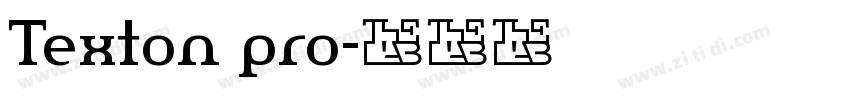 Texton pro字体转换